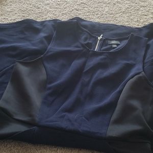 Navy and black dress 👗